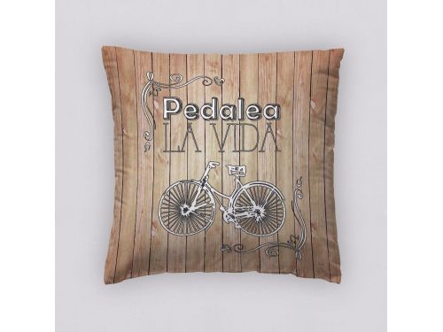 Funda Cojín Reversible Bici