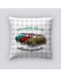 Funda Cojín Reversible Coches