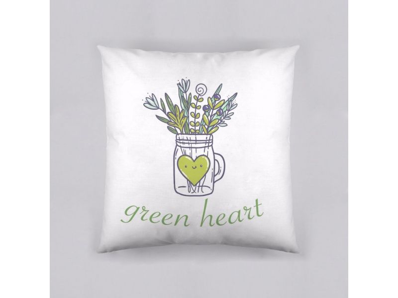 Funda Cojín Reversible Green