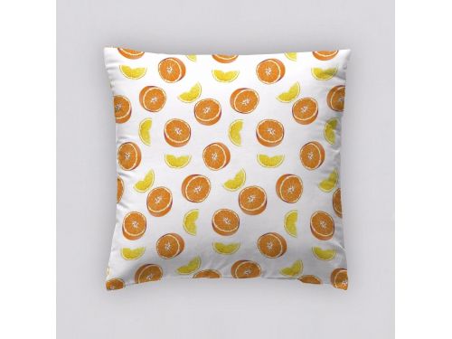 Funda Cojín Reversible Naranja