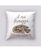 Funda Cojín Reversible Pizza
