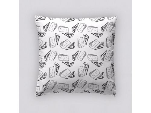 Funda Cojín Reversible Pizza