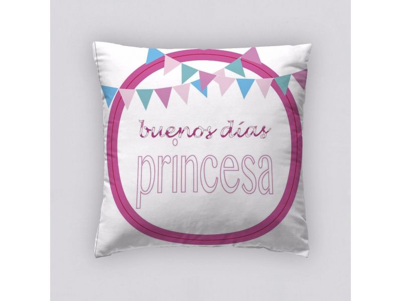 Funda Cojín Reversible Princesa