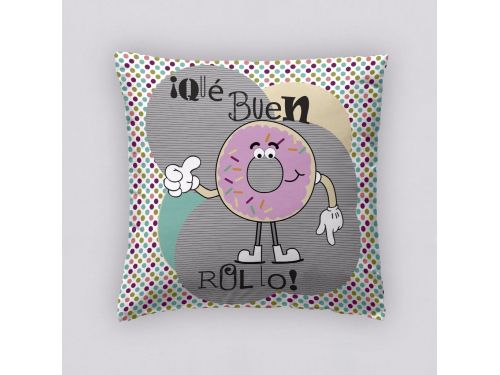 Funda Cojín Reversible Rosquilla