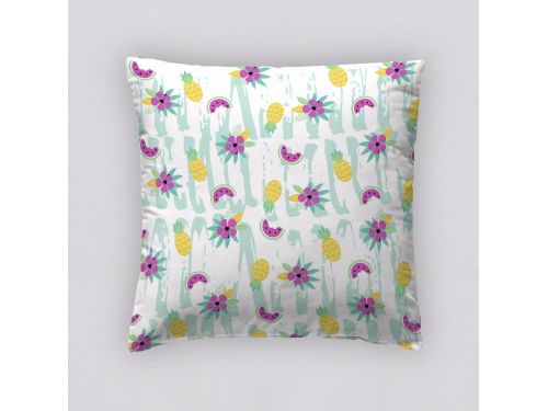 Funda Cojín Reversible Tropical