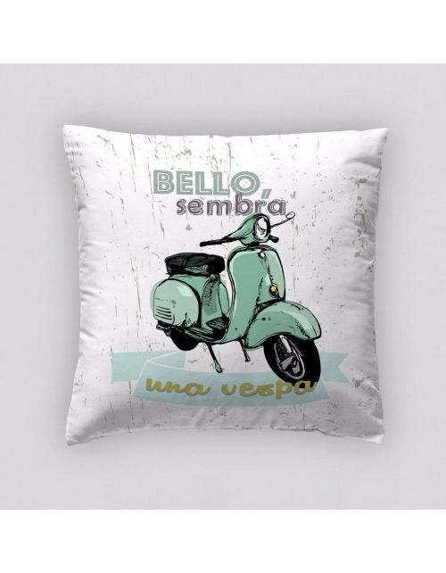 Funda Cojín Reversible Vespa