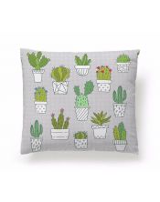 Funda Cojín Reversible Cactus