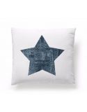 Funda Cojín Reversible Jeans Star