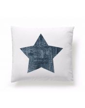 Funda Cojín Reversible Jeans Star