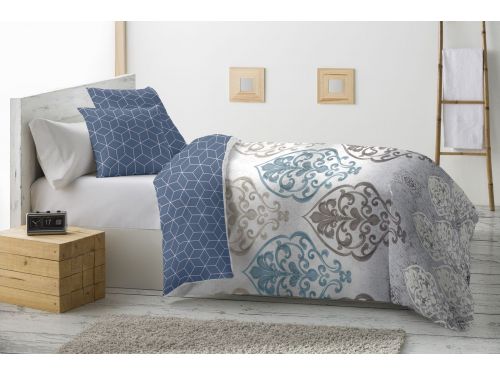 Relleno nórdico estampado Diana Azul