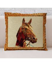 Funda Cojín Jacquard Horse