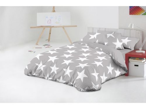 Juego de Funda Nórdica STAR Javier Larrainzar Gris
