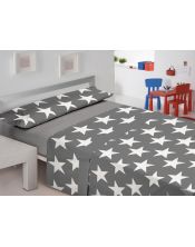 Juego Sábanas STAR Javier Larrainzar Gris Oscuro