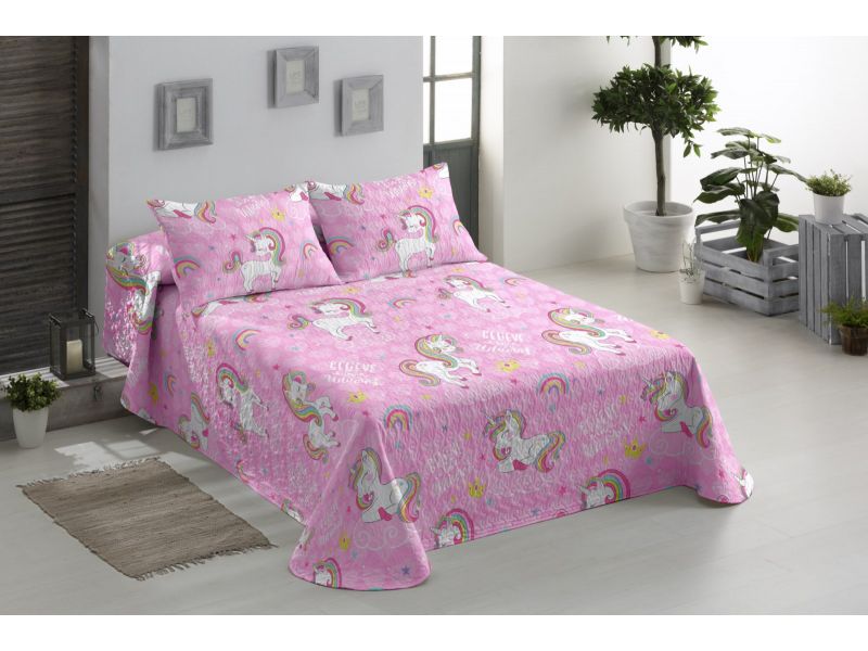 Colcha Bouti Unicornio