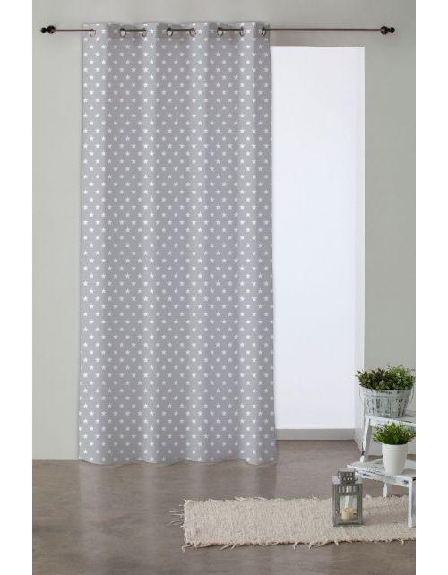 Cortina Candy Star Gris