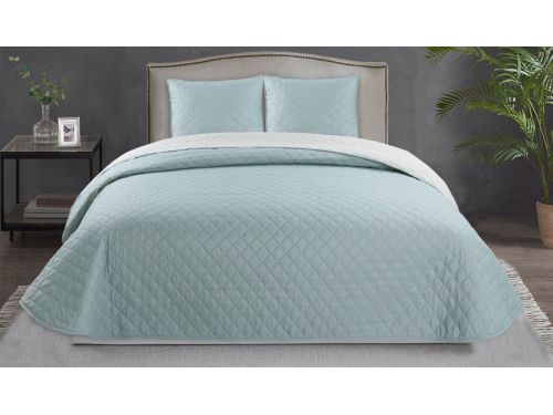 Colcha Bouti AGUAMARINA reversible
