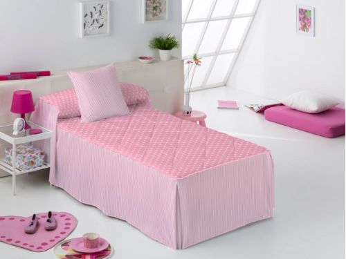 Colcha Edredón Candy Star Rosa
