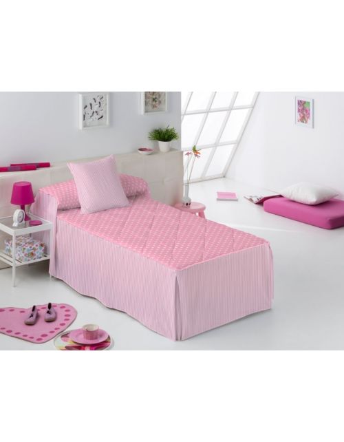Colcha Edredón Candy Star Rosa