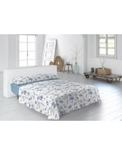 Juego Sábanas MARTINA Pierre Cardin ambiente azul