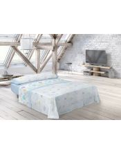 Juego Sábanas AMBERES Pierre Cardin ambiente azul