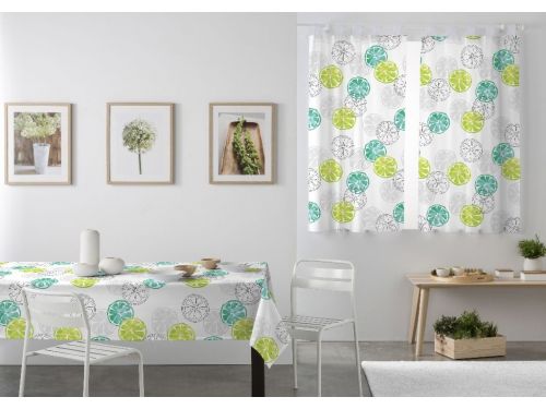 Cortina Cocina Visillo Lemon Amarillo