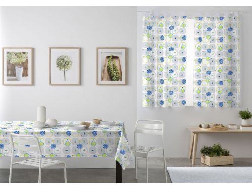 Mantel Resinado Cebollas Azul