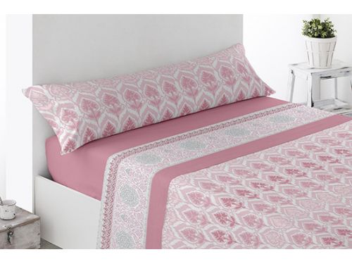 Juego sábanas microfibra Carpio Rosa