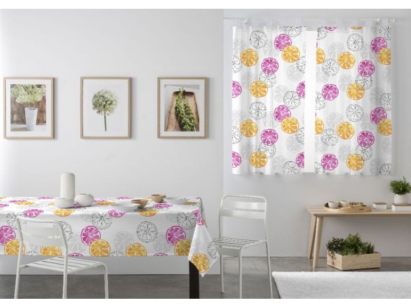 Mantel Resinado Lemon Fucsia