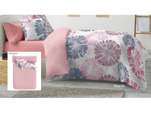 Relleno nórdico estampado Khali, Reversible