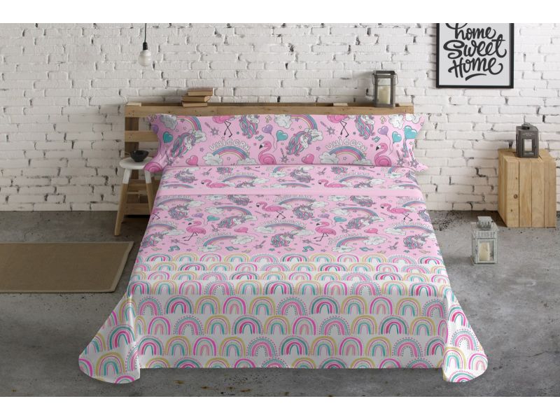 Juego Sábanas UNICORNIOS Pierre Cardin ambiente