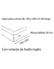 Cubrecanapé tipo colcha Levante explicado