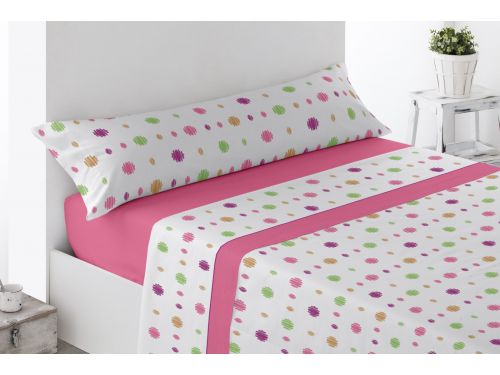 Juego Sábanas Pirineo ARACENA Rosa