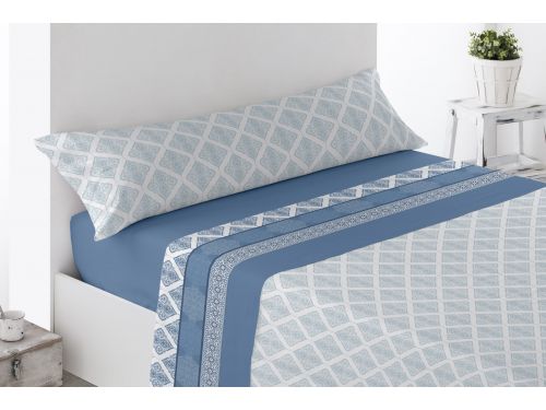 Sábanas de coralina Atarfe Azul