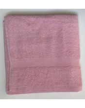Toallas lisas algodón 550 g/m2 Rosa frontal