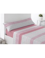 Juego sábanas microfibra Rabita Rosa