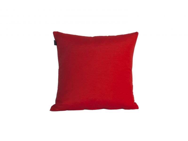 Funda Cojín Loneta lisa Rojo
