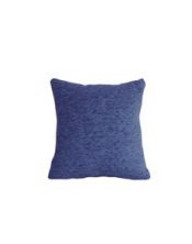 Funda Cojín Chenilla lisa Azul