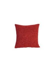 Funda Cojín Chenilla lisa Rojo