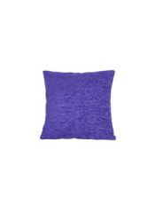Funda Cojín Chenilla lisa Violeta