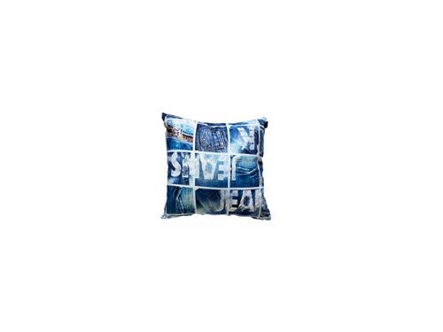 Pack 2 ud. Funda cojín estampado Jeans
