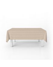 Mantel liso. Tejido Vichy Visón