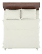 Funda de almohada lisa Crudo