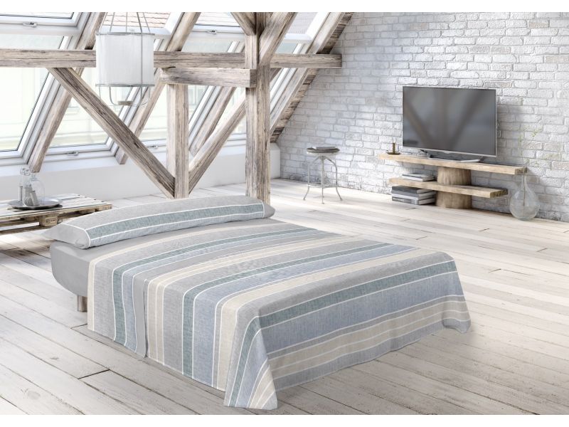 Juego Sábanas RECTA Pierre Cardin Gris Ambiente