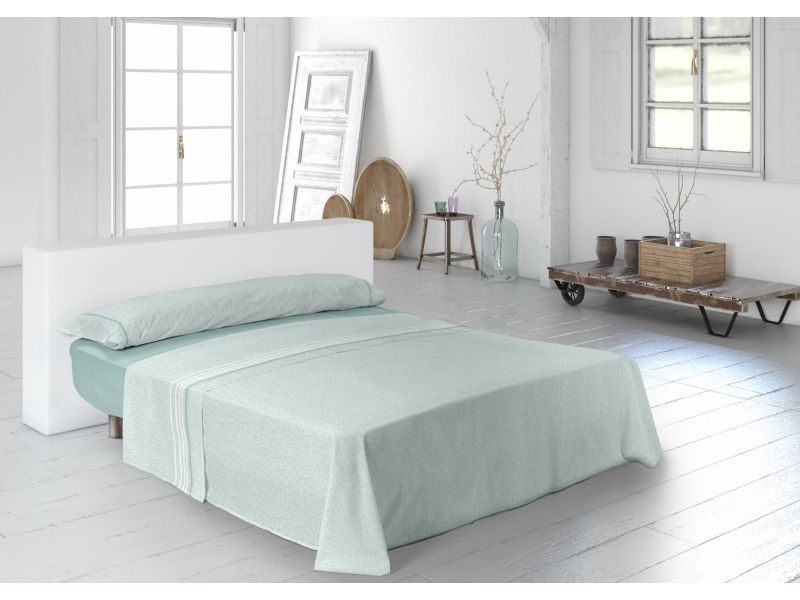 Juego Sábanas HOJITAS Pierre Cardin Verde Ambiente