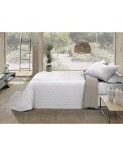 Colcha Bouti LORENA Pierre Cardin Blanco lateral