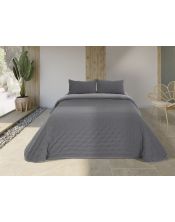 Colcha Bouti LORENA Pierre Cardin gris ambiente