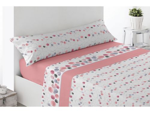 Juego de sábanas coralina Marchal Rosa