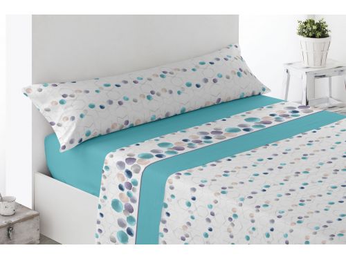 Juego de sábanas coralina Marchal Azul