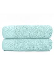 Juego de 2 Toallas ducha 70x140cm algodón 500 grm menta
