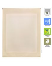 Estor enrollable traslúcido liso Sara Beige